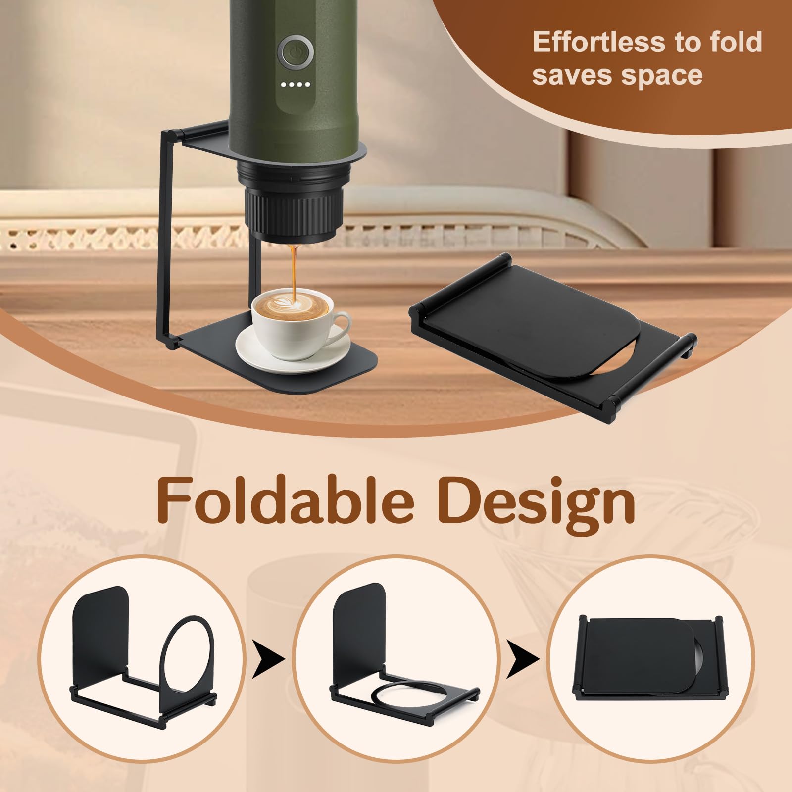 Outin Nano Coffee Stand - Portable Espresso Holder -5