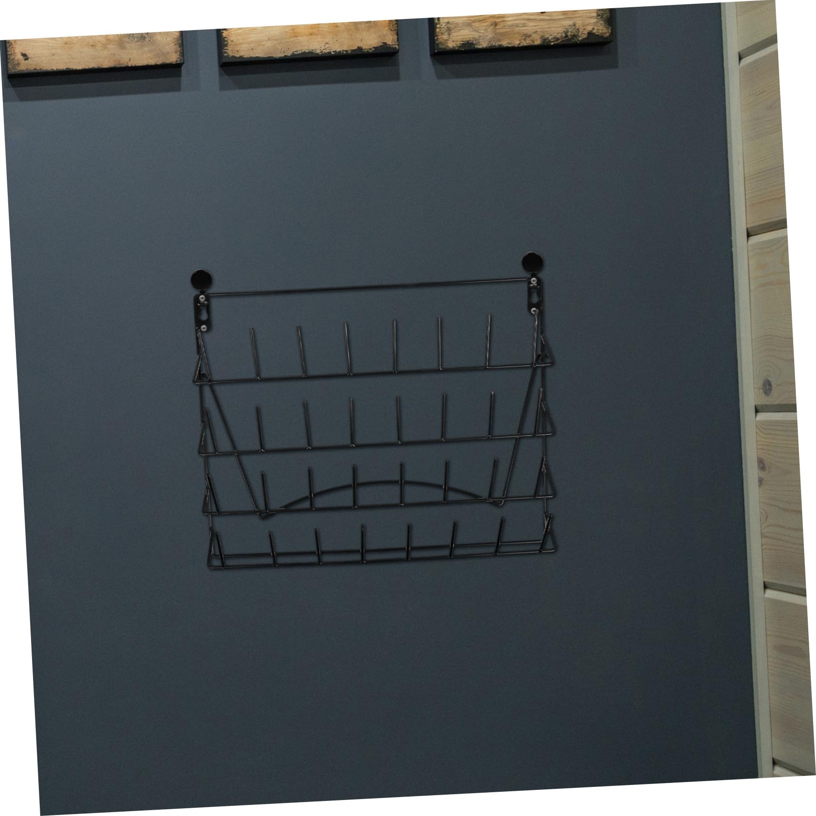 BESTYASH Estante de Hierro para Pared de Laboratorio Cristalería
