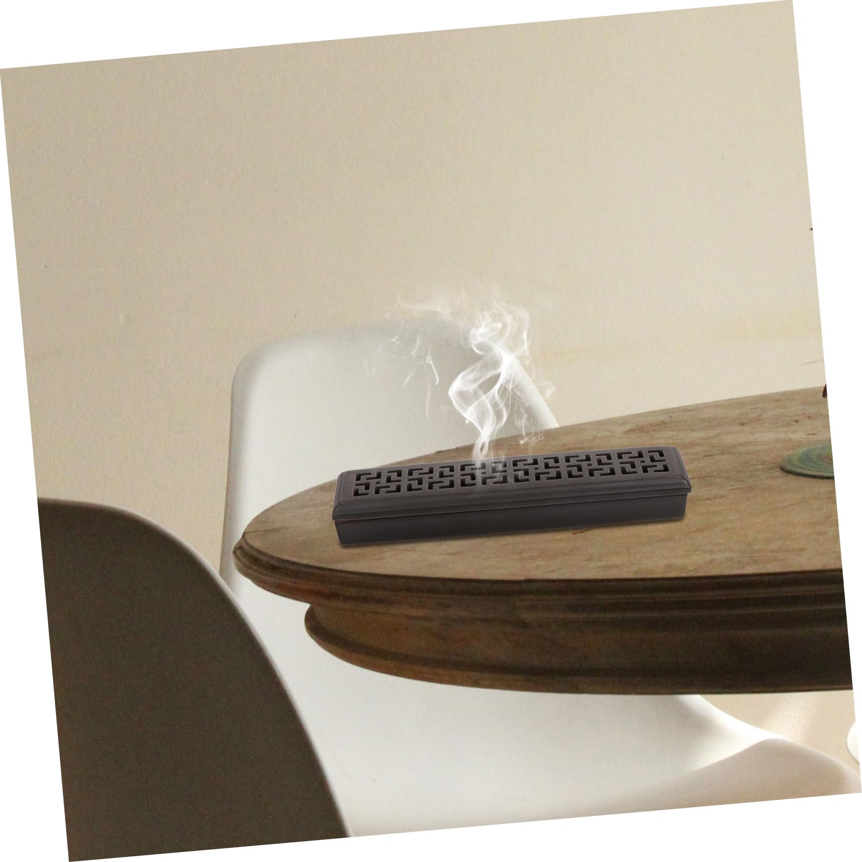 Porta Incienso de cerámica Elegante con decoración para la Cultura del té