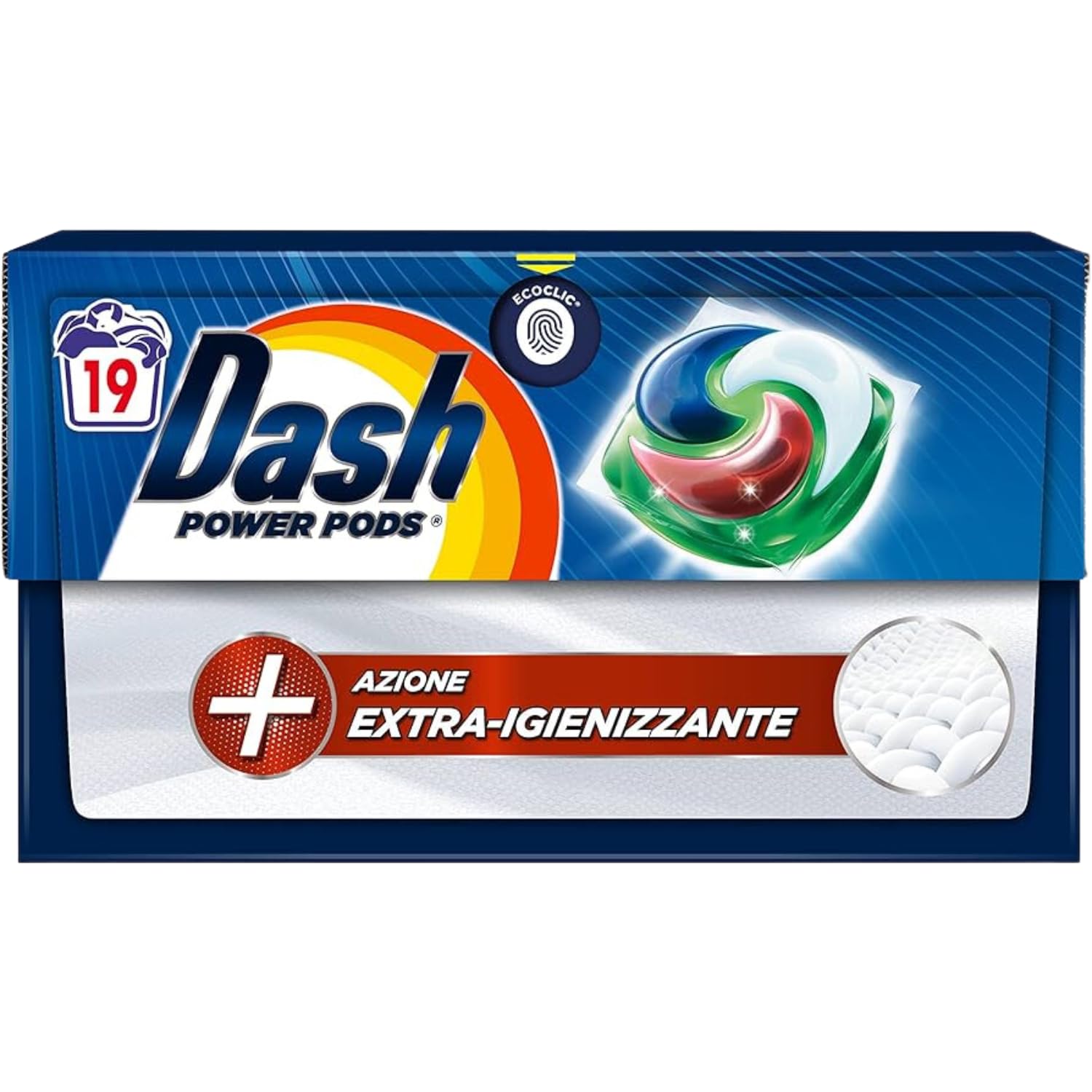 Capsule Detersivo Lavatrice Extra Igienizzante – 19 Lavaggi kit con Spugna Brandizzata SPESA & RISPARMIO Inclusa – Variazioni 4/8/12 Pezzi (4)