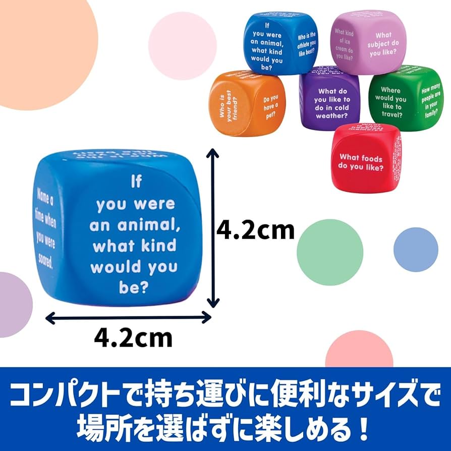 ラーニングリソーシズ?英語教材 英会話サイコロ 6個セット LER7300 正規品 楽天市場】送料無料!！ラーニング・リソーシズ Learning