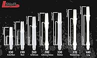 Vista 2 de Lstyle - Ejes de dardos Transparente Largo 330 1 juego (3 ejes) para dardos de punta suave y punta de acero