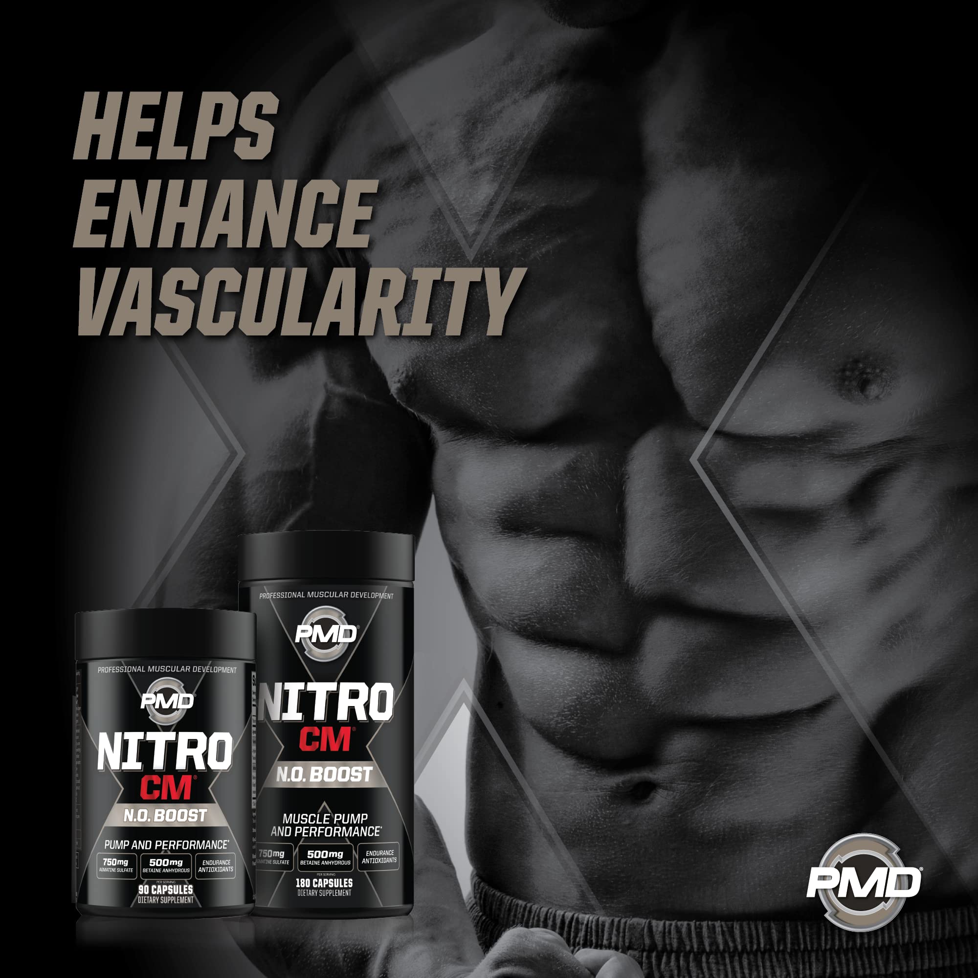 PMD Sports Nitro CM Nitric Oxide with Agmatine Supplement - 90 Capsules — Amazon image 5