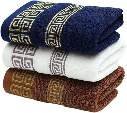 Miniatura 3 de Vivona - Toallas decorativas de algodón de rizo de 13.8 in, elegantes bordados, toallas de mano para la cara, algodón Toallas, Wt