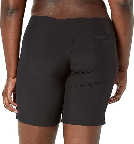 Miniatura 2 de Body Glove Smoothies Harbor Solid Vapor Boardshort de 8 pulgadas para mujer, negro, grande