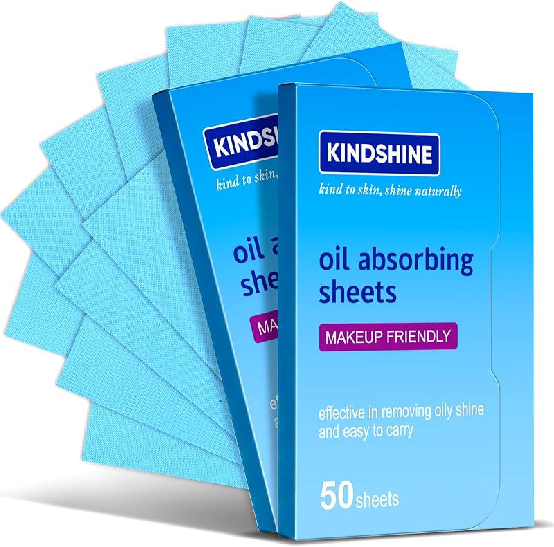 Papel antibrilho kindshine KINESHINE, filme azul, 100 unidades