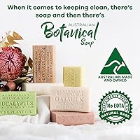 Vista 9 de Australian Botanical Soap 6.5 OZ Paquete de 4, Barras de Jabón de Leche de Cabra con Aceite de Soja, Enriquecidas con Manteca de Karité Orgánica