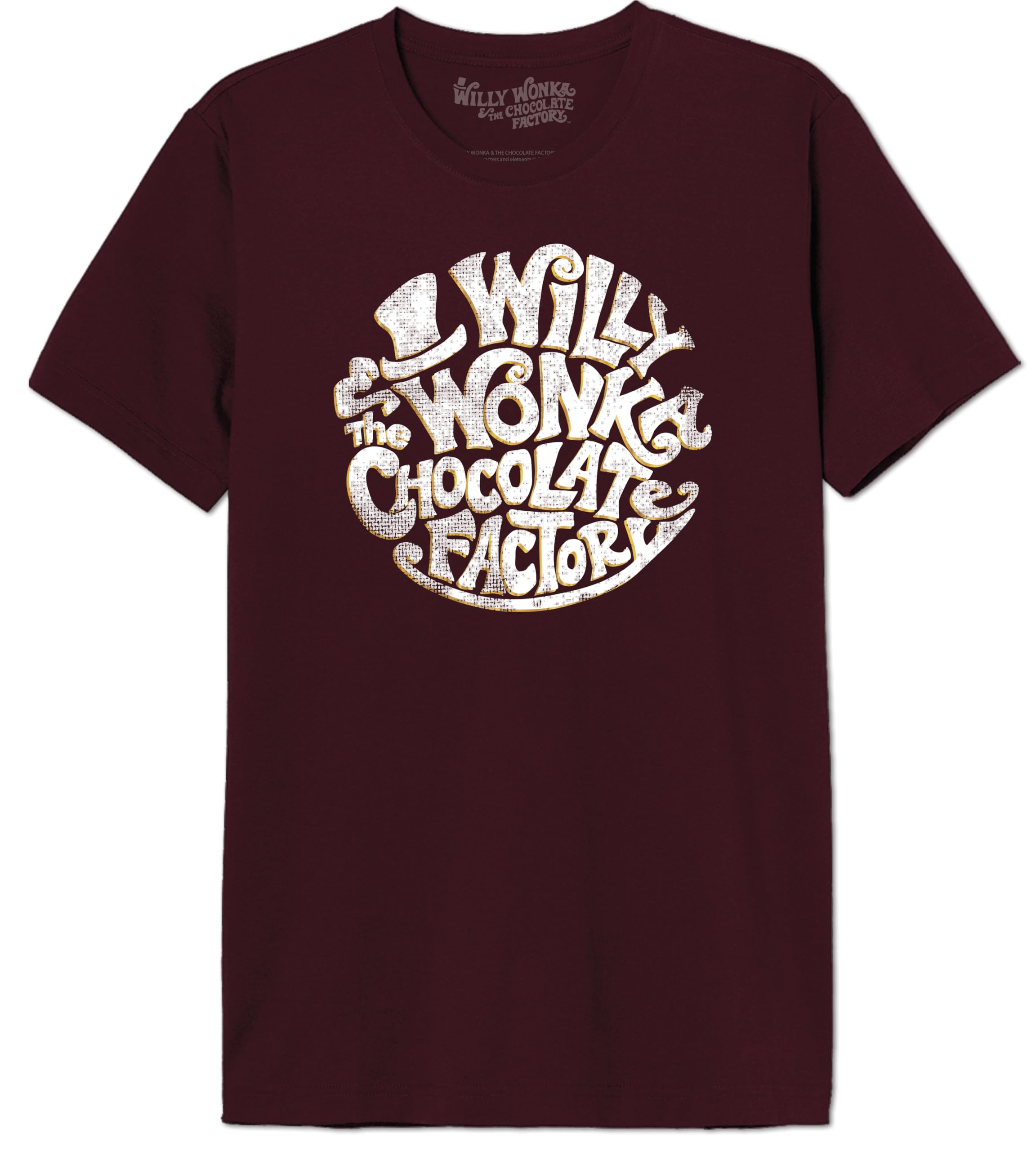 cotton division Men's Mewonkats003 T-Shirt, Burgundy, M