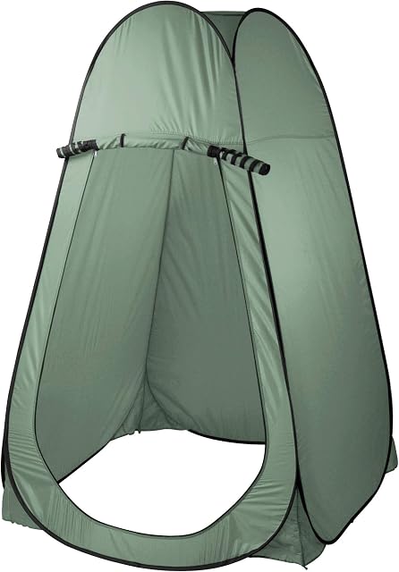 Yaheetech Pop Up Privacy Shower Tent, Portable Toilet Tent, Sun Shelter for Outdoor, Camping, Fishing, Beach, Folding Bathing Changing Dressing Tent with Carrying Bag