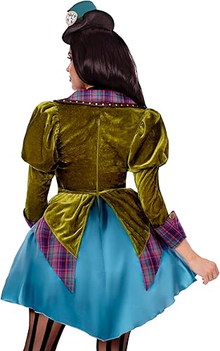 Miniatura 2 de Leg Avenue Disfraz de sombrero loco de lujo de 3 piezas para mujer Multi Color