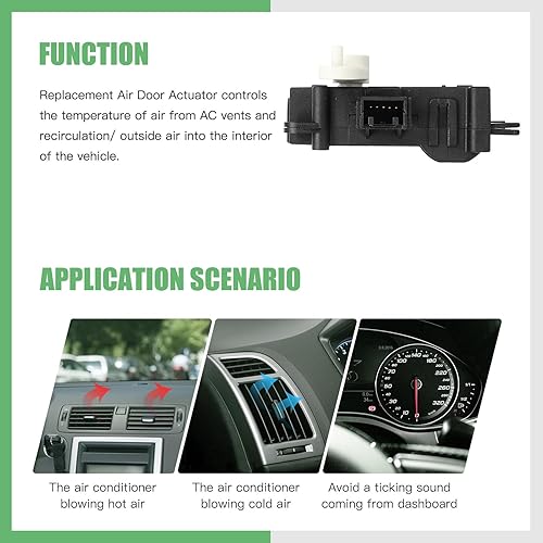Vista 688 de SCITOO Reemplazo de actuador de puerta de mezcla de calentador HVAC para Ford F-150 2004-2008, para Ford para Lobo 2004-2008, para Lincoln para Mark