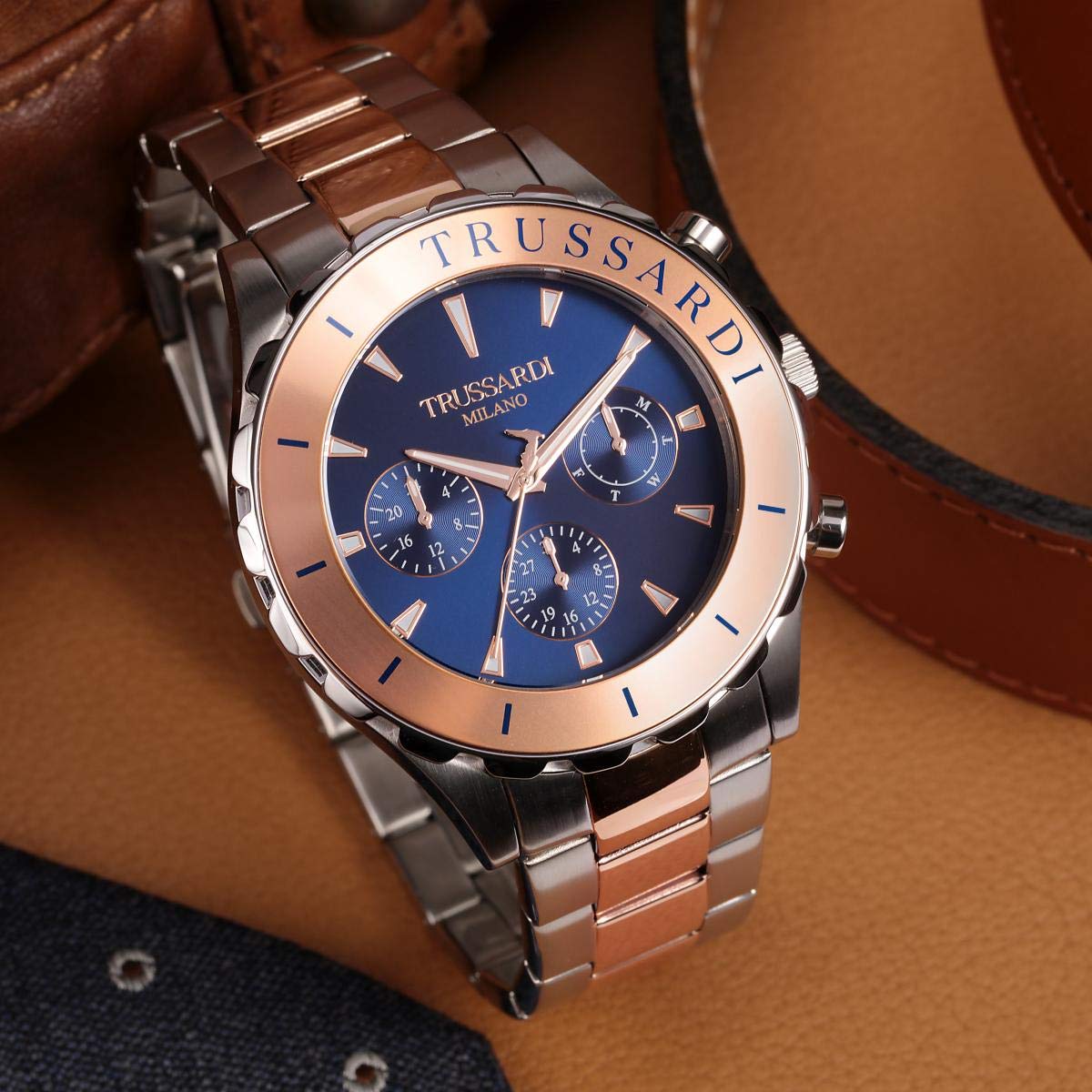 Trussardi Orologio Uomo R2453143003 – Design Multicolore, Eleganza Sportiva
