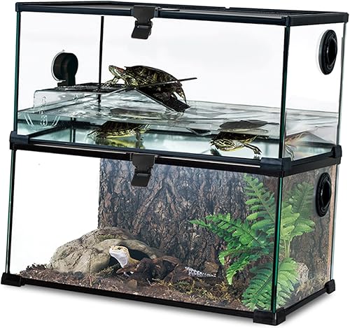 4Pcs Turtle Terrarium Buckle for Reptile Feeding Tank Lock for Aqua and Rainforest Tanks Easy Install Breeding Box Latch Secure Tortoise Habitat Accessories