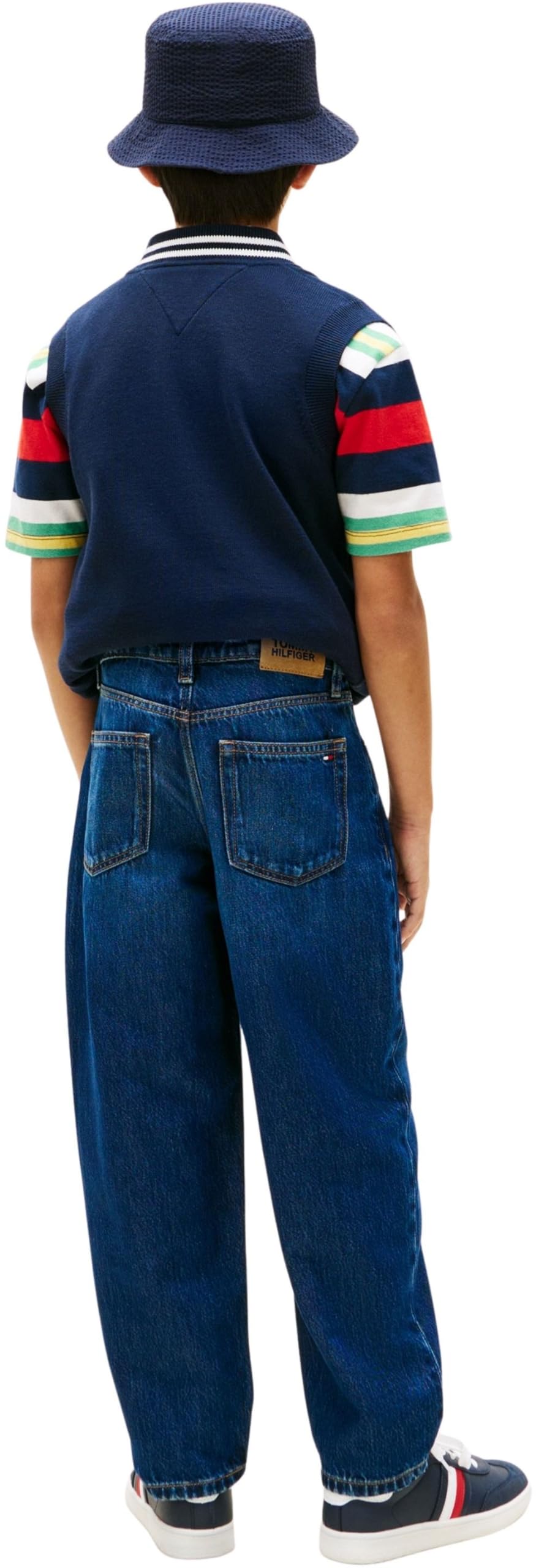 Tommy Hilfiger - Barrel Dark Blue Jeans Kb0kb10400, Jeans Bambini e Ragazzi