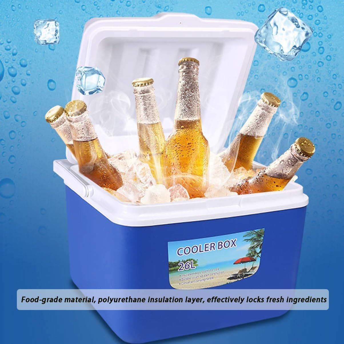 クーラーボックス 小型 軽量 ハード 保冷剤付き 5L 8L 13L 26L ハード クーラー 小型 クーラーBOX ピクニック ア