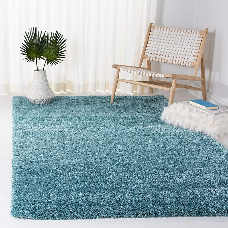 Image of zia carpets Cozy Soft Shaggy Non Slip Carpet for Home Decor Aesthetic Rugs with 2.5 inch Thikness Size 5x7 feet