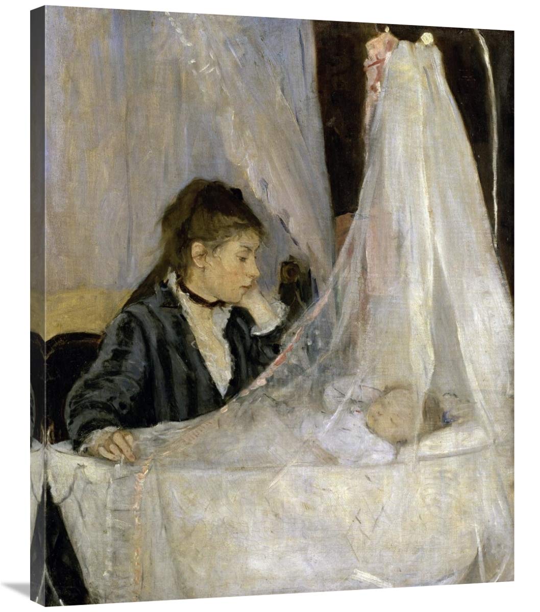 36 in. The Cradle - Le berceau Art Print - Berthe Morisot