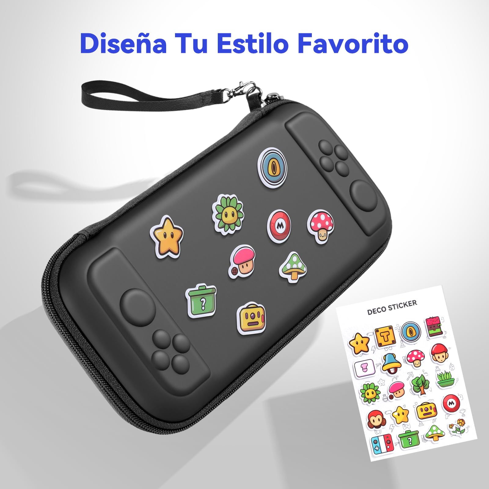 HSIEHMIEN Fundas de Transporte para Nintendo Switch 2 (2025), Estuche Delgado Case con 12 Ranuras para Tarjetas de Juego, Funda Rígida para Consola y JoyCons