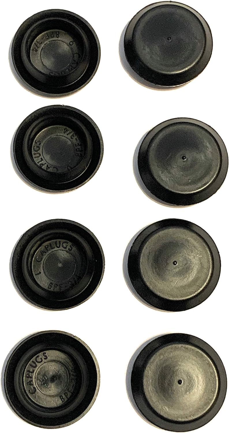 Top Secret PDRBPF-3/4 0.75 inch Flush Mount Black Plastic Body and Sheet Metal Hole Plug Paintless Dent Repair (100)