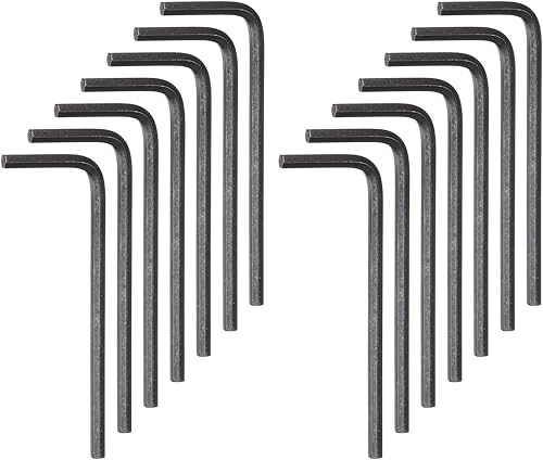 HARFINGTON 30pcs llave hexagonal 0.118 in métrica CR-V L en forma de cabeza hexagonal herramienta de reparación