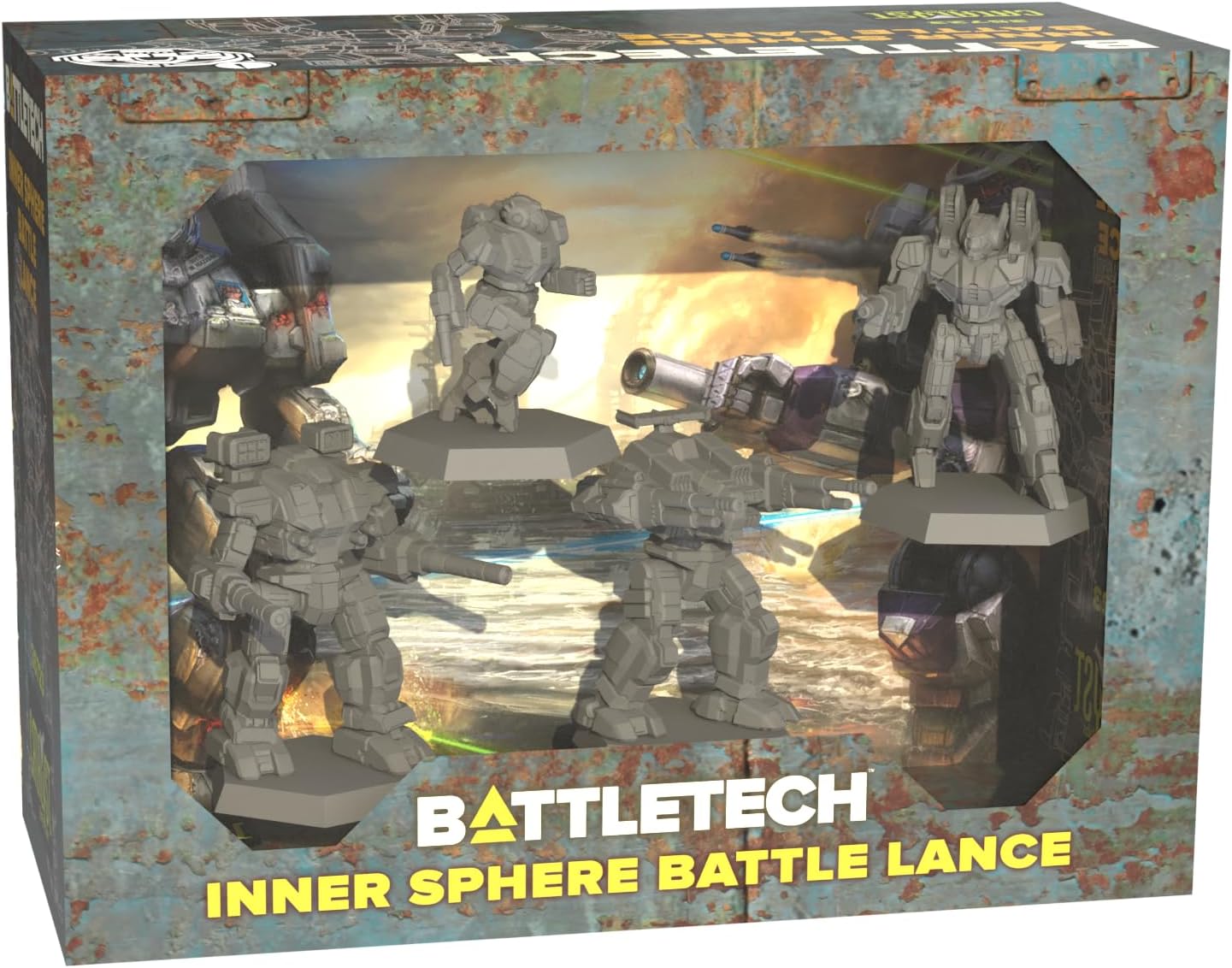 BattleTech | Miniatures | Inner Sphere Battle Lance | Expansion | Miniature Game | Catalyst Game Labs | Ages 14+