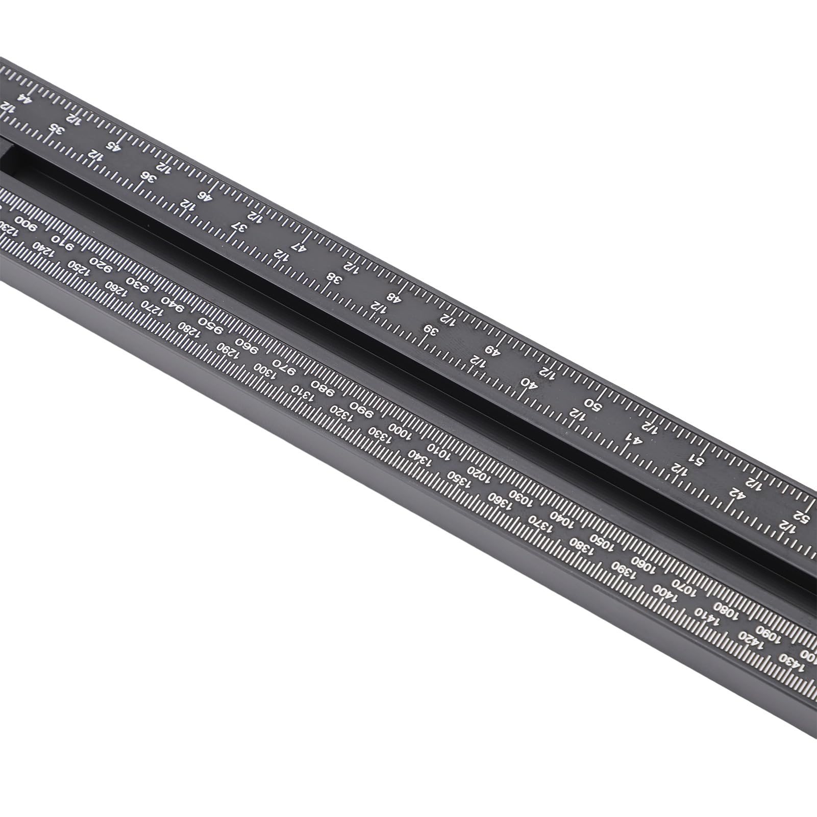 LiebeWH Zestaw Prowadnic do pił Tarczowych Trwały Aluminiowy System Prowadnic do Precyzyjnych Granic Cięcia Budownictwo Meblowe Obróbka Drewna Pasuje Stop Aluminium 12-częściowy Zestaw Szyn