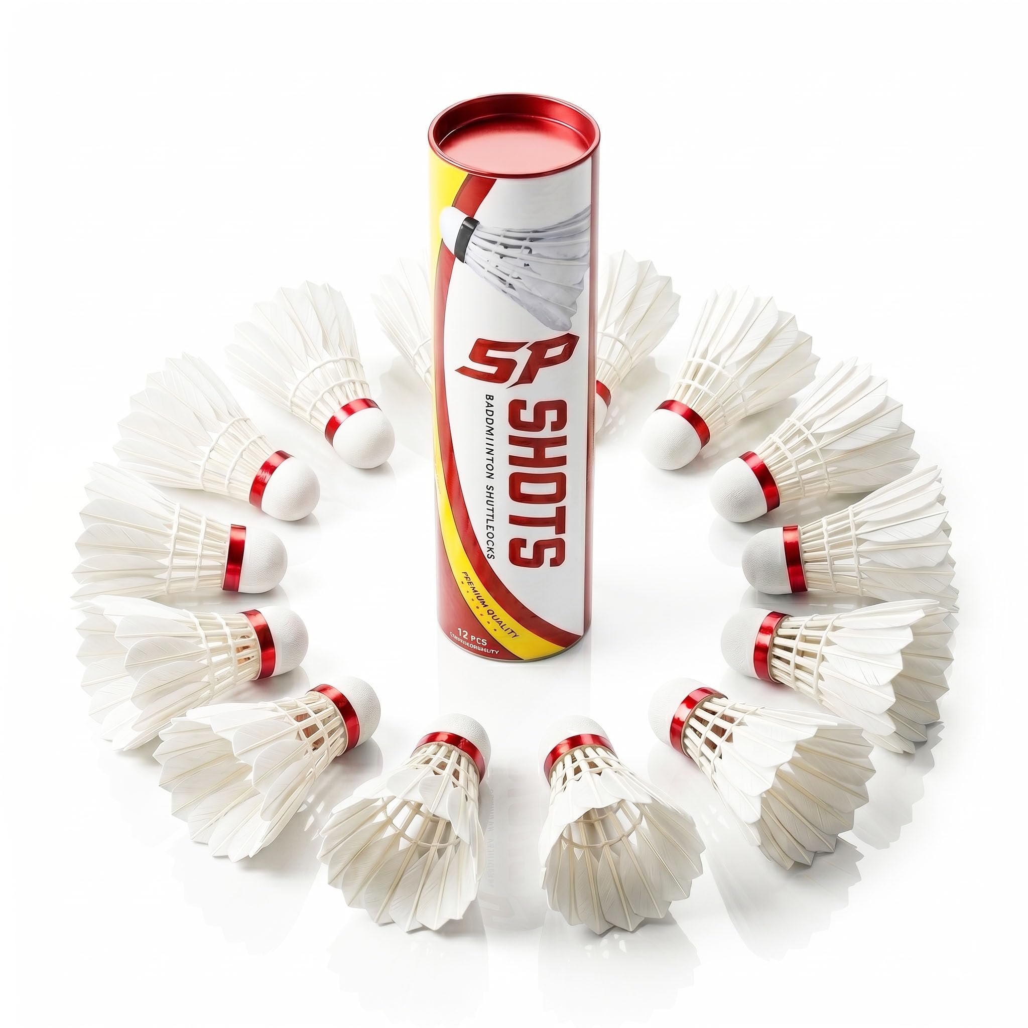 SAI Balaji White Feather Badminton Shuttlecocks | Pack of 10 | Leightweight Smooth Flight Training Shuttlecocks for Practice & Tournament Play-picture-23