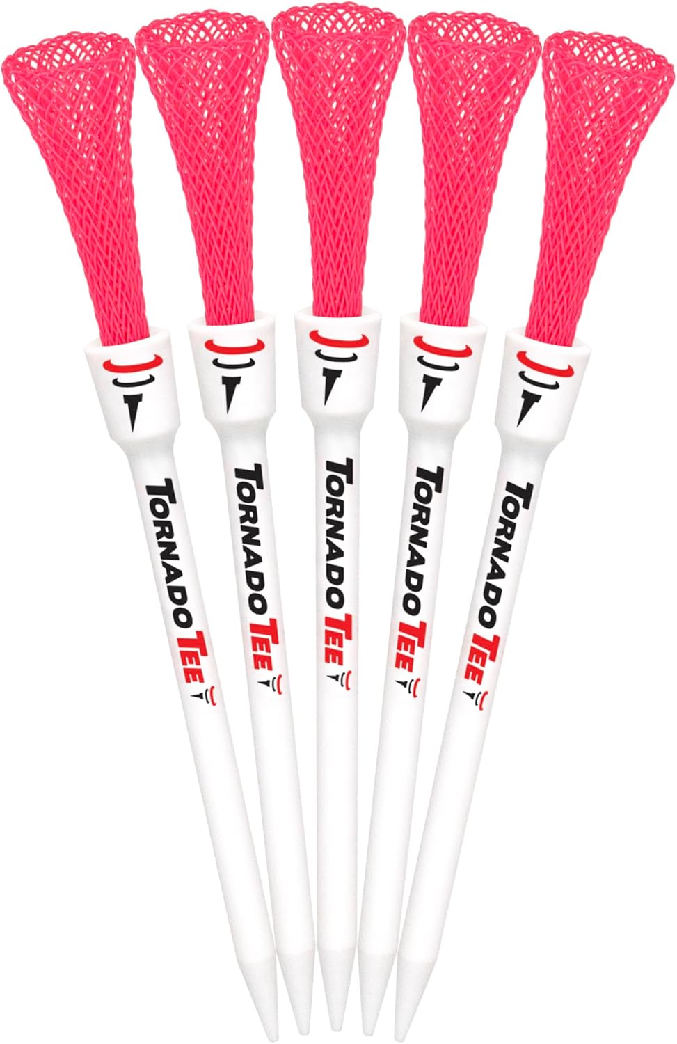 Tornado Tee 4" Long Drive High Performance Golf Tee (Neon Pink)