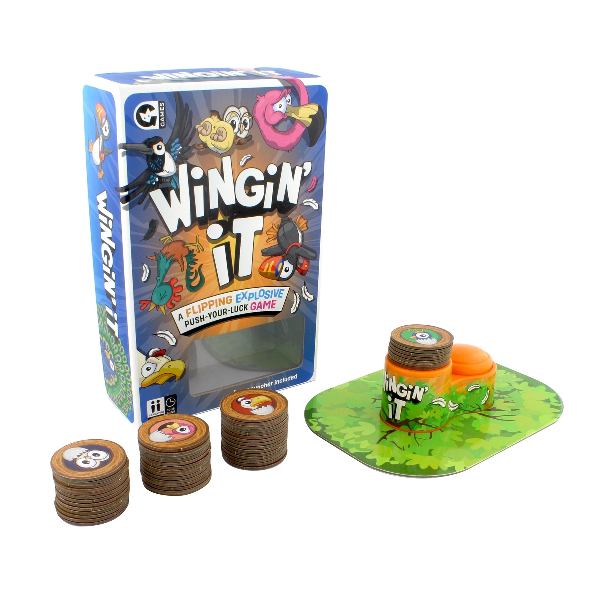 Ginger Fox Wingin' It Family Fun Game | NEW 2025 | Push Your Luck | Stack The Tokens | Whack the Launcher | Let 'em Fly!