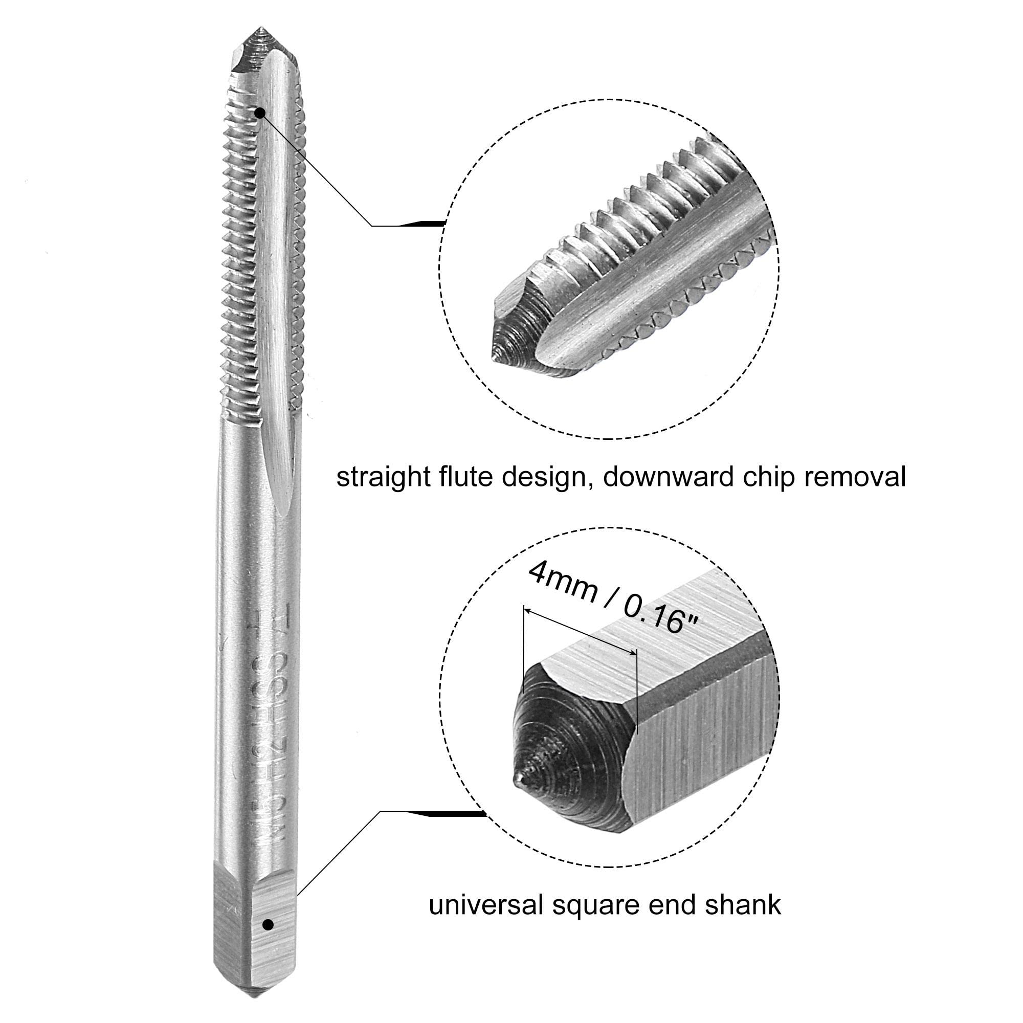 Set di Maschi e filiere e Punte da Trapano, Maschio per fresatura con Filettatura Sinistra M5 x 0,8 e filiera Tonda, Punta elicoidale in Acciaio rapido al Cobalto da 4,2 mm