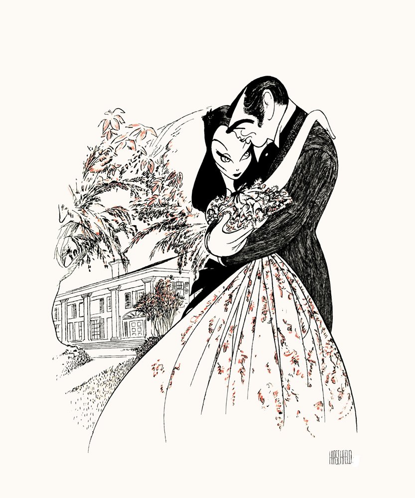 Amazon.com: Al Hirschfeld's GONE WITH THE WIND Hand Signed Limited