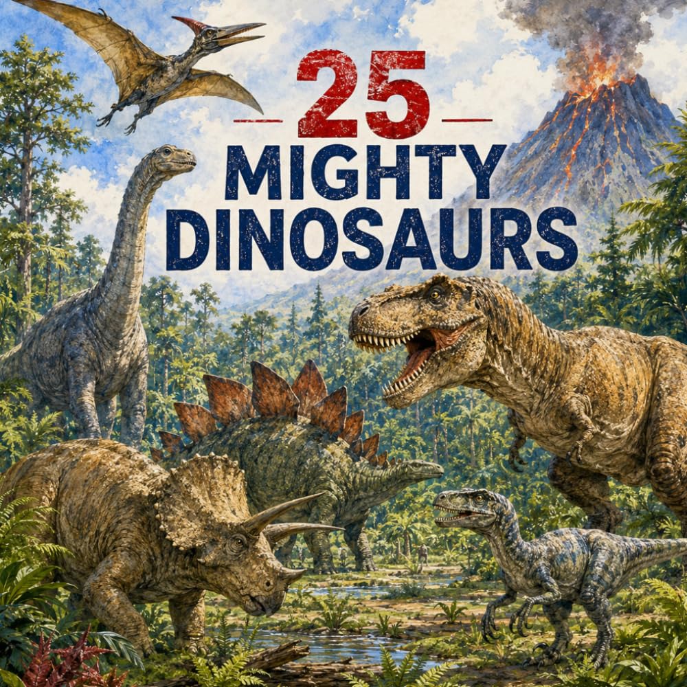 25 Mighty Dinosaurs (Reading Laughing Learning)