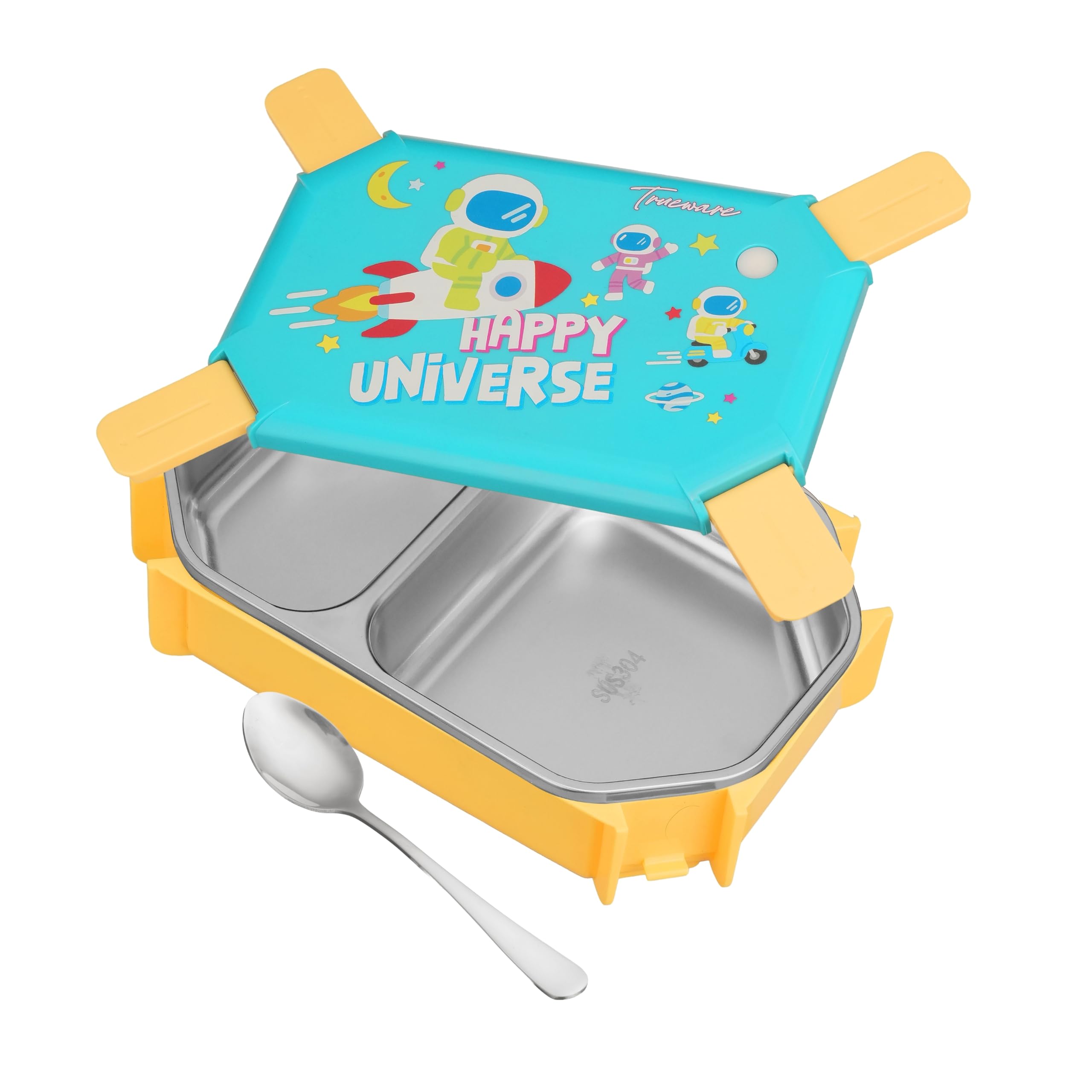 Trueware Astro Lunch Box - 3 Compartments, Insulated -22 Trueware Astro Lunch Box - 3 Compartments, Insulated -22