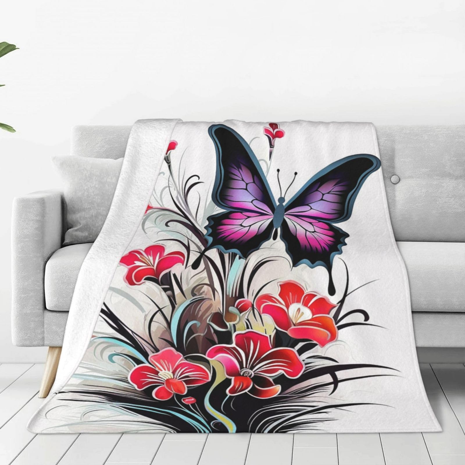 Couverture flanelle anti-froid légère pour se détendre sur le lit