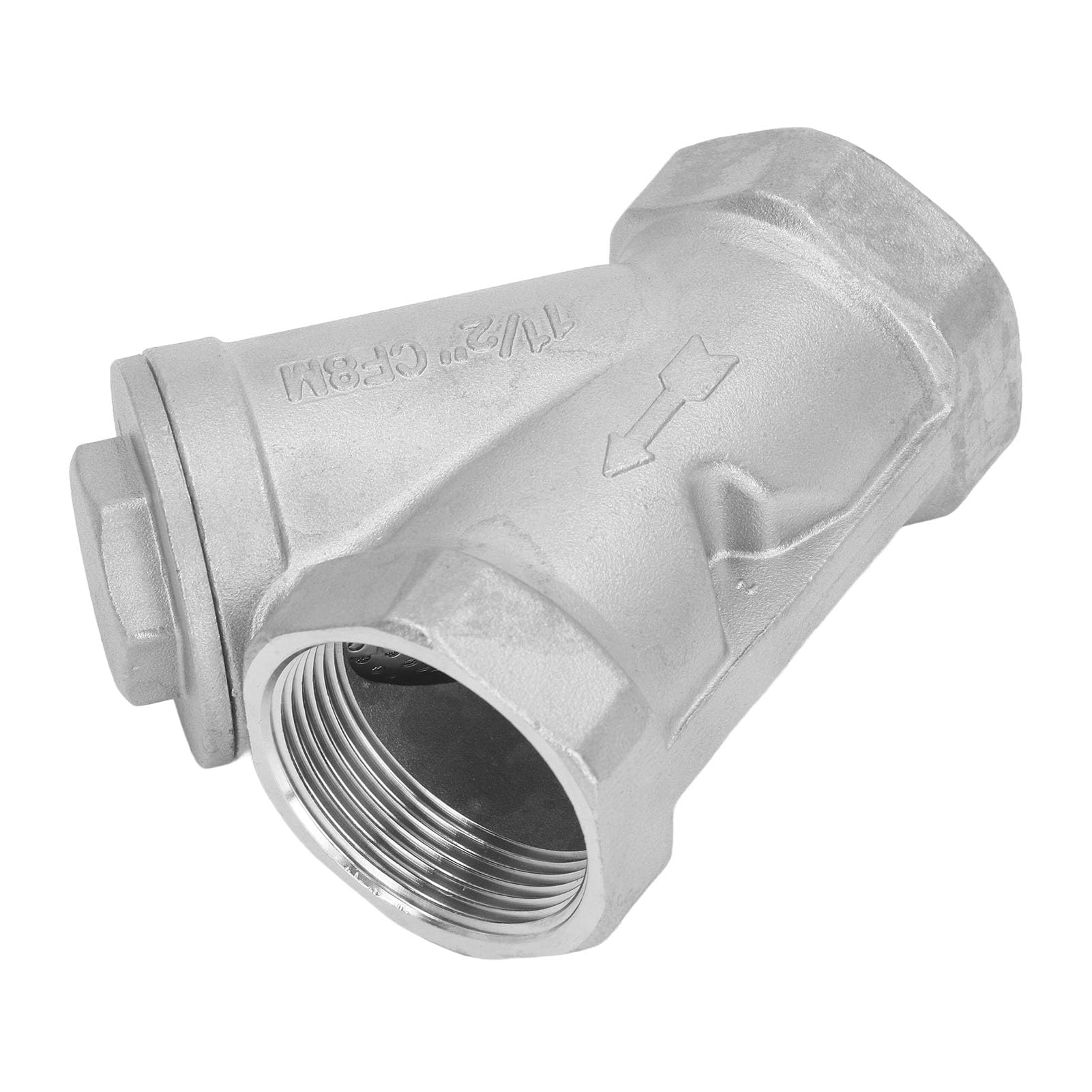 Filtro en Y de Acero Inoxidable 304 Tipo Y Válvula de Filtro para Tubería Roscada de Agua Aceite y Gas