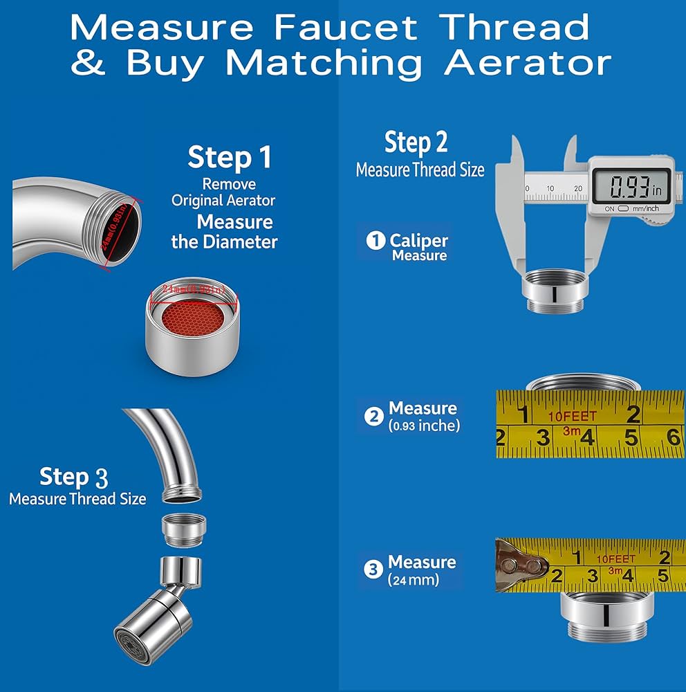 1/2'' Male Faucet Adapter Turn M22 M24 - 22mm Male To M18 M24 Thread