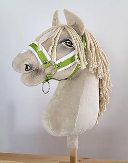 Cabello Hobby Horse A3 Color Lima con Pelo Blanco. No Incluye Caballo.