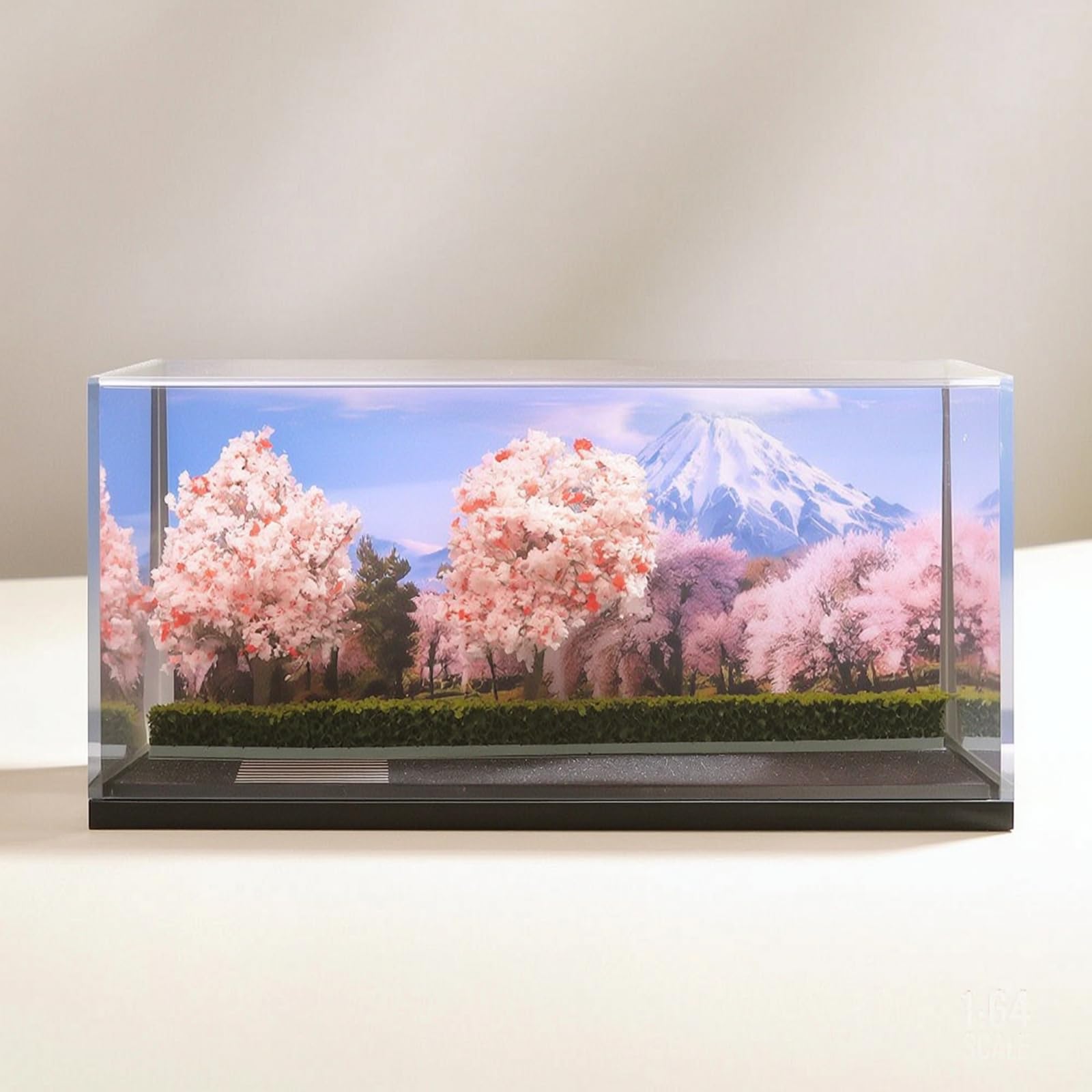 Miniatura di Ponte con Scena Realistica in 1 64 con Copertura Acrilica Trasparente E Base Scura Compatta per Esposizione di Diorami Adatto per Regalo Arredo, Style to 1