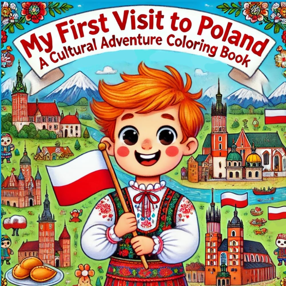 My First Visit to Poland A cultural Adventure coloring book: An Engaging Coloring Experience Through Poland’s Iconic Places and Rich Traditions!