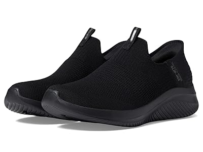 SKECHERS Ultra Flex 3.0 Cozy Streak Hands Free Slip-Ins (Black) Women