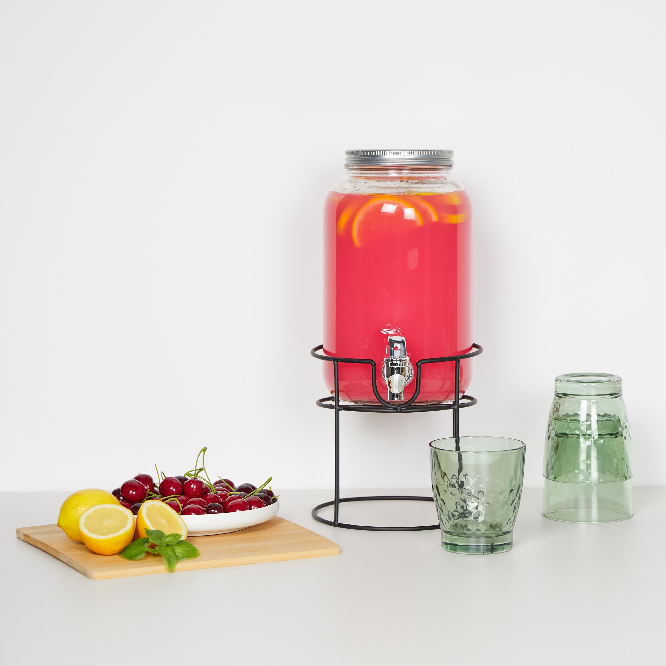 Beurrier En Céramique Et Bambou 250g - Hermétique, Design élégant, Lave-vaisselle (bol), Blanc Et Naturel