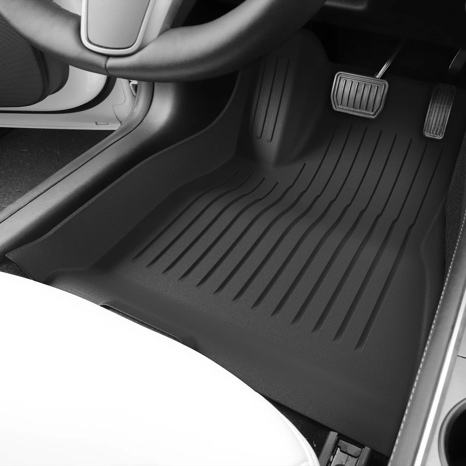 maty samochodowe Pasuje do Tesla Model 3 2021 2022 2023 dywaniki samochodowe mata wyłożenia podłogi bagażnika podkładka(M3 TRUNK 2PCS)