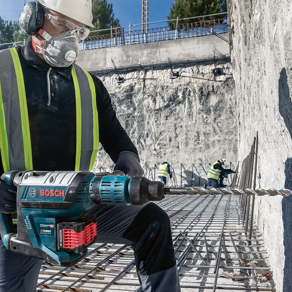 Bosch 1x PRO SDS max-4 Kırıcı Delici Delme Ucu (Donatılı Beton, Beton Bina Bloku, Ø 28,00 mm, Professional Aksesuar Kırıcı Delici)