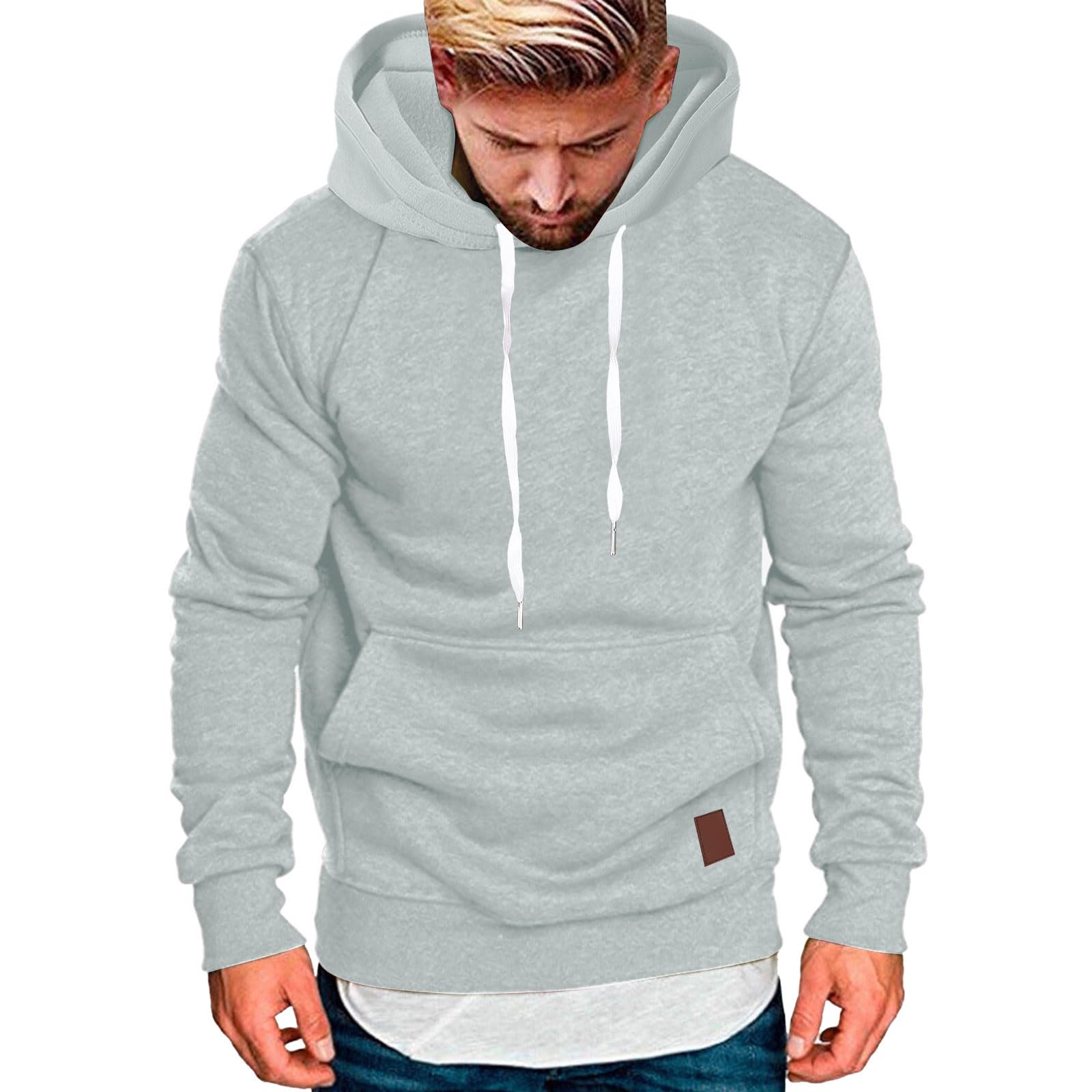 Genérico Sudadera con Capucha para Hombre Chaqueta con Capucha Y Cremallera para Hombre, Sudadera Sudaderas Gráficas Hombres Chaqueta De Lana Tipo Camiseta De Peso Medio Y Cómoda
