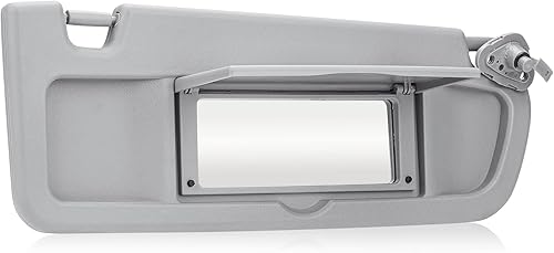 Reemplazo de visera solar lateral derecha para pasajero color beige compatible con Honda Civic EX LX Sedan SI Coupé 2006 2007 2008 2009 2010 2011