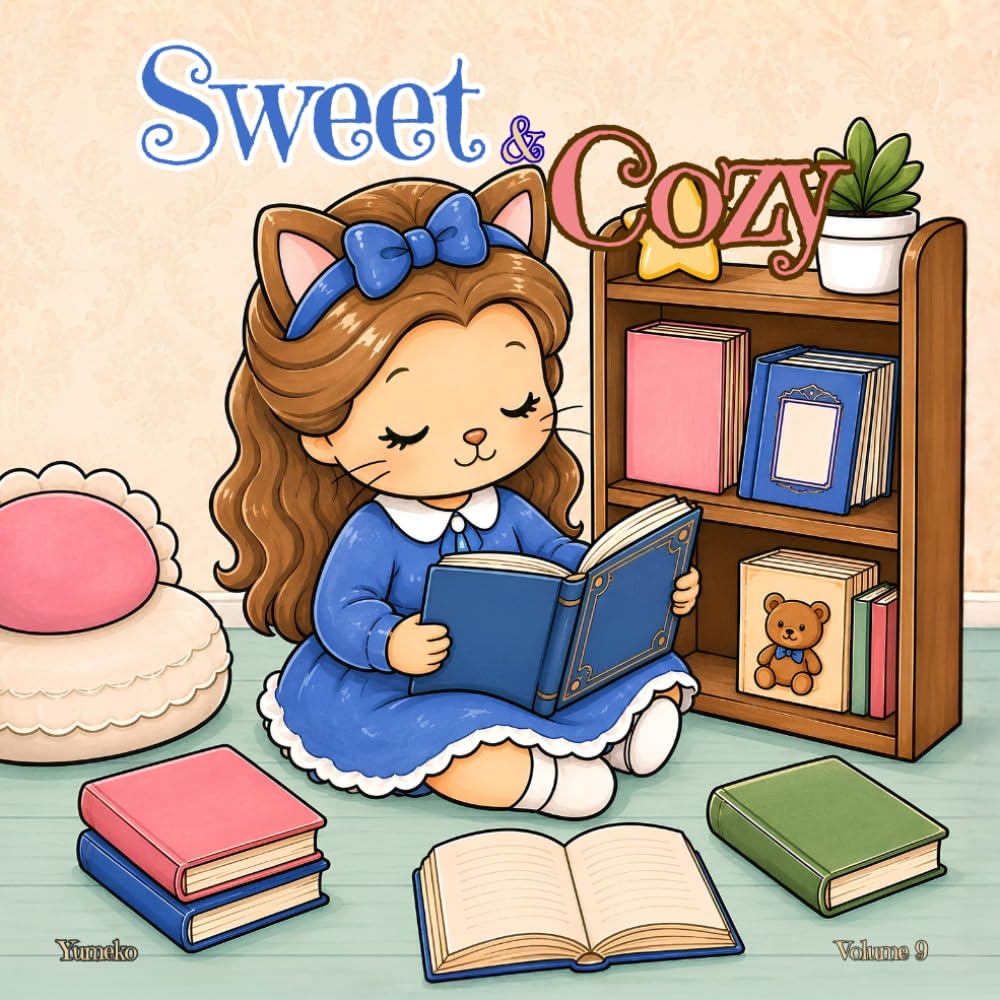 Sweet & Cozy Coloring Book, volume 9: Baby Cuties, Coloring Book for Adults