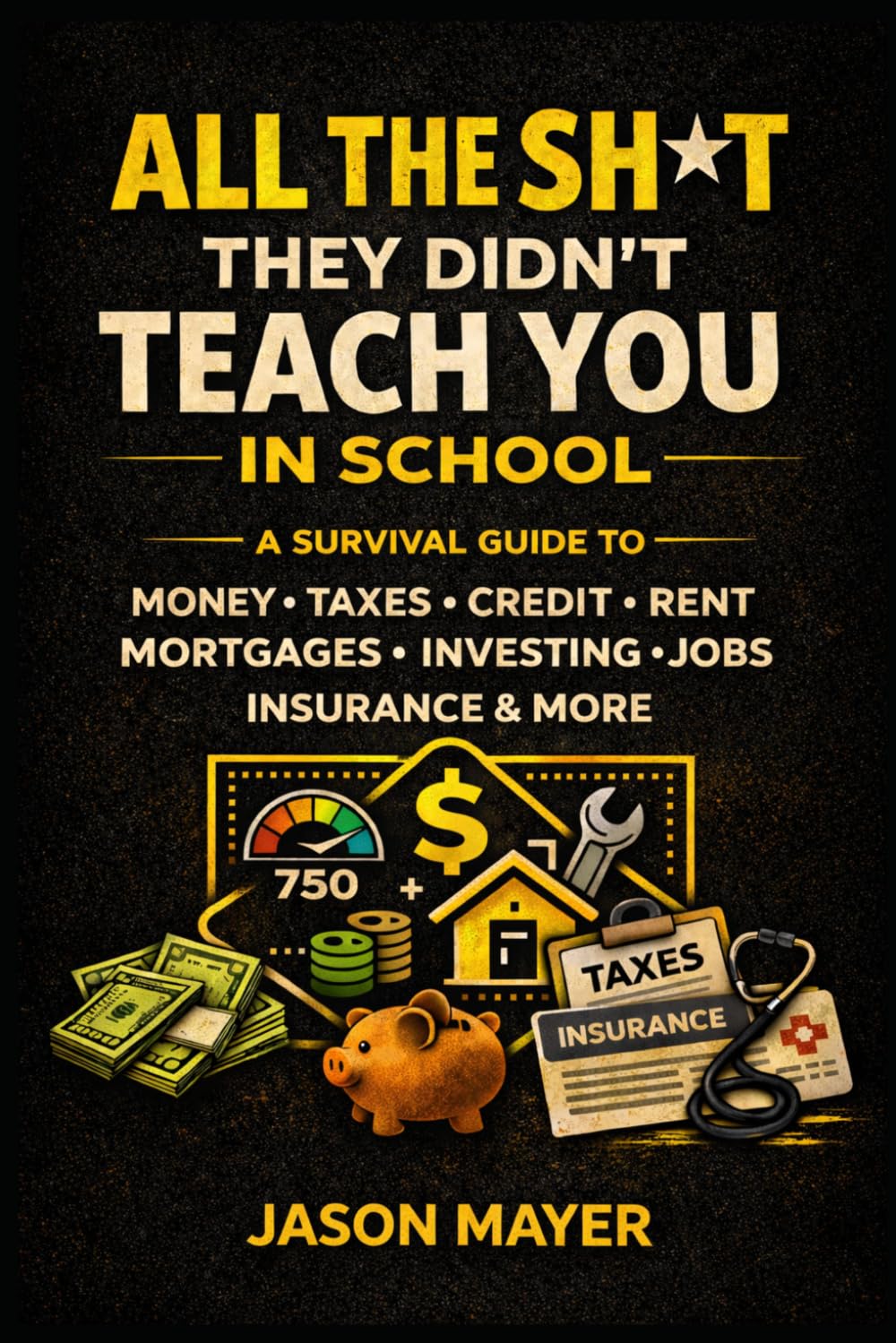 All the Sh*t They Didn’t Teach You in School: A Survival Guide to Money, Taxes, Credit, Rent, Health Insurance, Jobs, and Adult Life