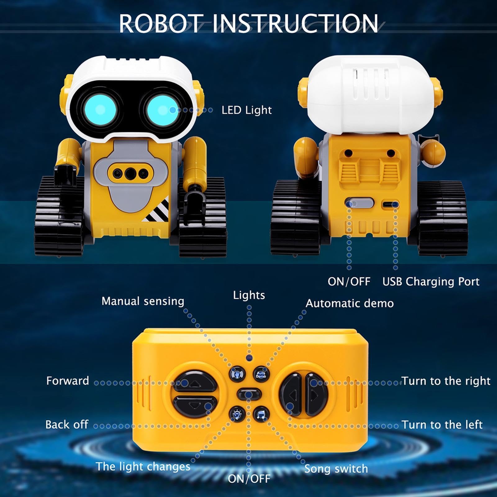 Robot intelligenti per bambini, robot giocattoli per ragazzi Giocattoli