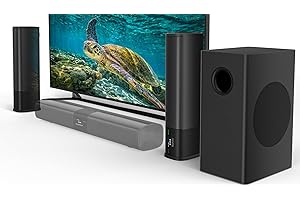 Saiyin TV Sound Base with Enhanced Audio Experience