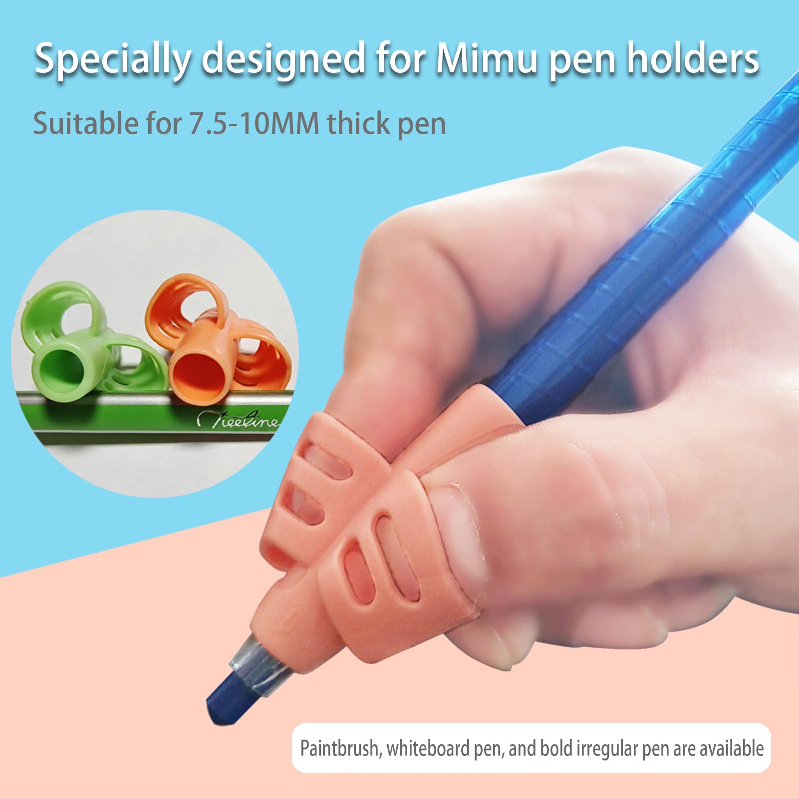 10 PCS Children Pencil Holder,Grip Pencils School Supplies Ergonomic Training Pen Grip Writing Tool for Toddlers,Preschoolers,Children - Image 3